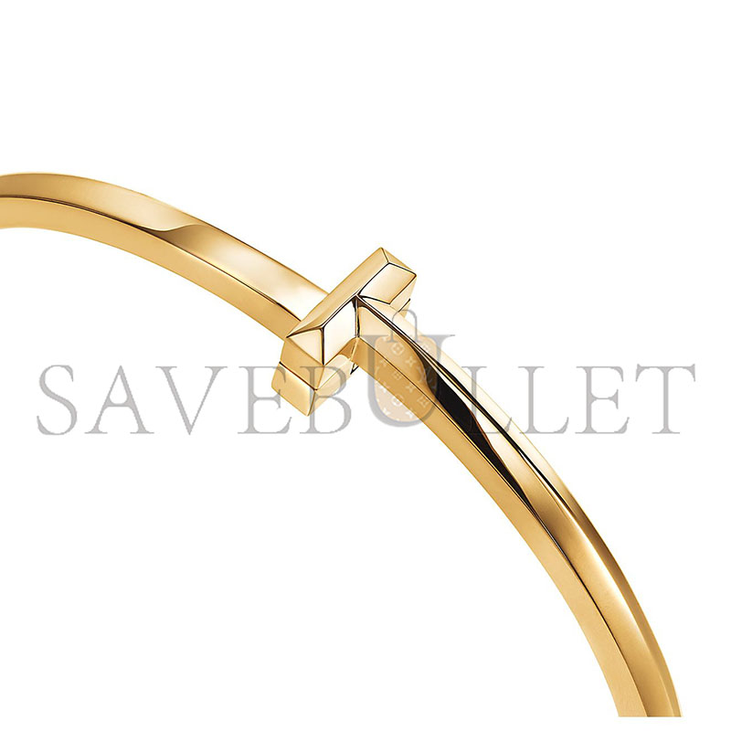 TIFFANY T1 NARROW HINGED BANGLE IN YELLOW GOLD 67794257